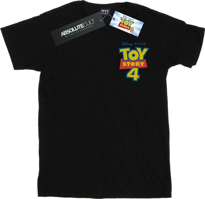 Disney Toy Story 4 Logo Breast Print TShirt (5XL)