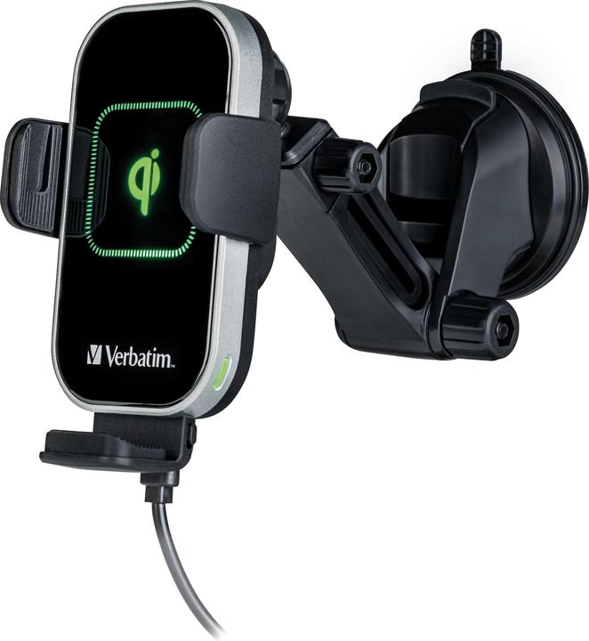 Actual product image Verbatim Fast Qi Fast Wireless Car Charger USB-C 15W FWC-02