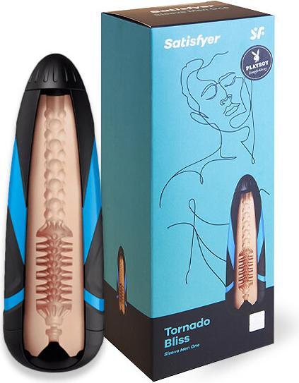Actual product image Satisfyer Men Sleeve Tornado Bliss