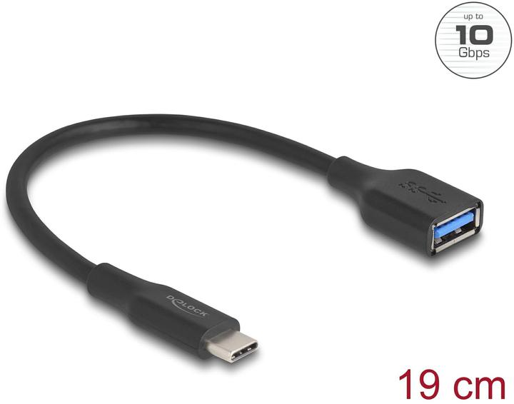 Produktbild Delock USB Typ C – USB A (0.19 m, USB 3.2 Gen 2, 60 W)