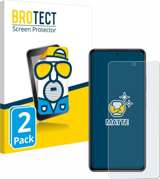 Produktbild BROTECT Entspiegelungs-Schutzfolie Displayschutz Matt (2 Stück, Xiaomi Poco F3)