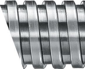 Actual product image Flexa Metal protection hose SPR-AS AD21 steel galvanised 10 metres 18.0 x 21.0m (Cable hole, 1000 cm)