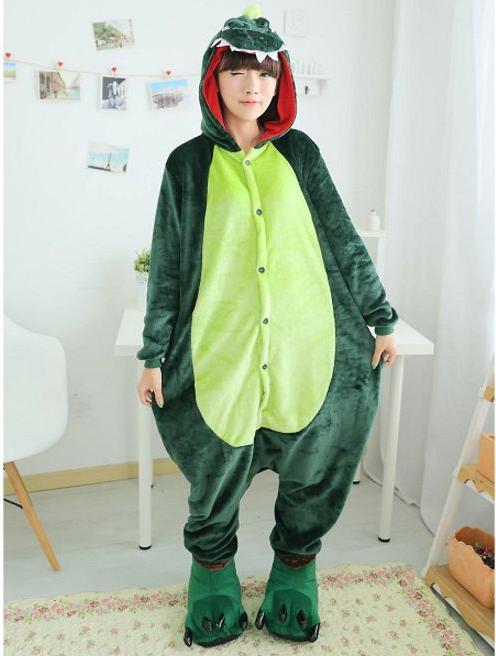 Produktbild MU Classic Drachen Kostüm - Onesie Drachen - Pyjama Grösse M (M)