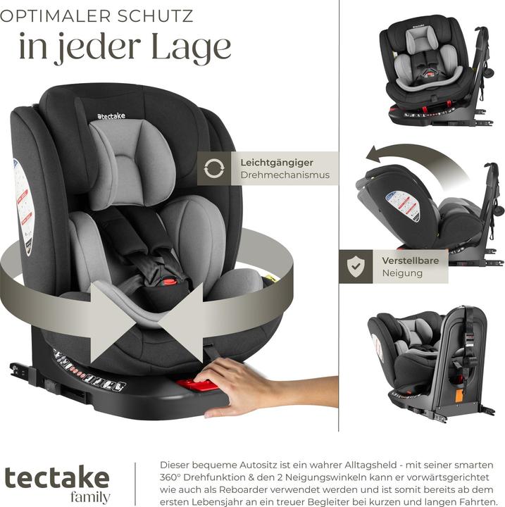 Immagine prodotto tectake Linus i-Size (Reboarder, ECE R129/i-Size Standard)