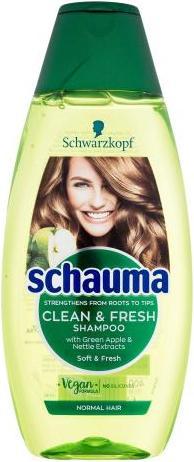 Schwarzkopf Schauma - Clean Fresh Shampoo Hair Shampoo A (400 ml, Flüssiges Shampoo)