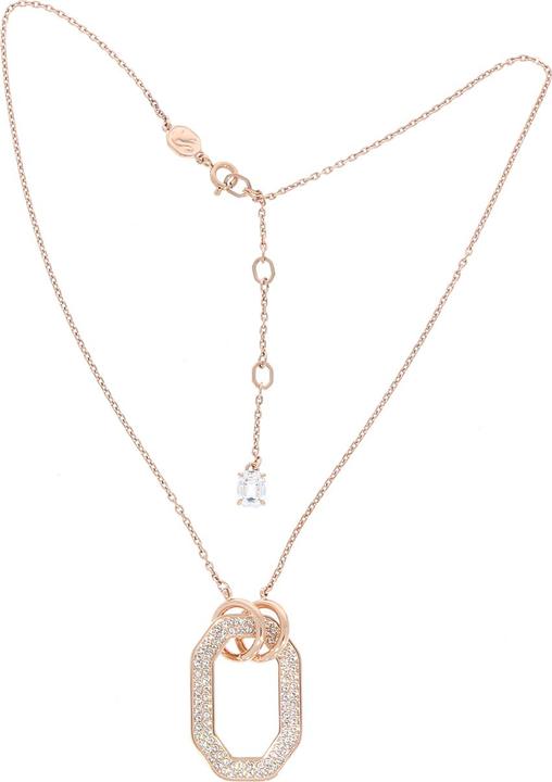 Actual product image Swarovski Dextera Octagon Shape White Rose Gold (Swarovski Metal, 36 cm)