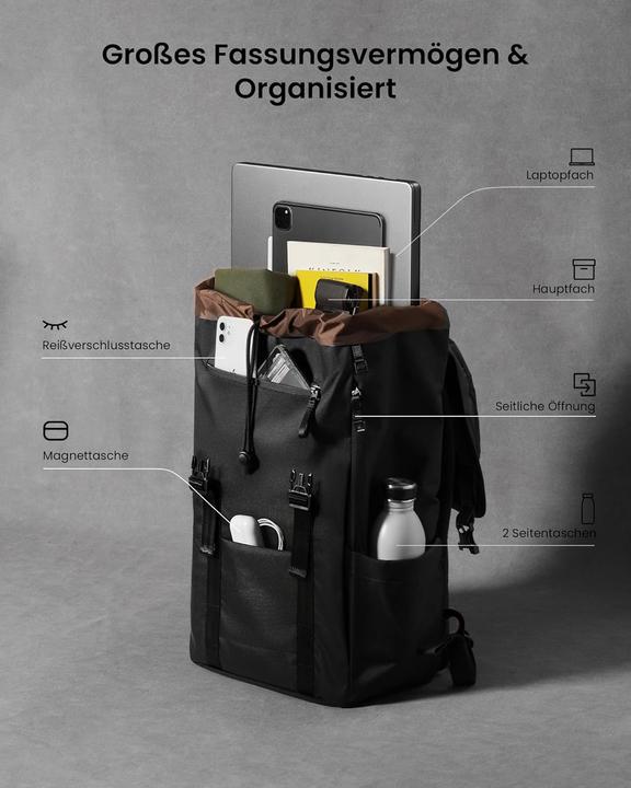 Image du produit tomtoc Wasserabweisender Laptop-Rucksack (22 l)