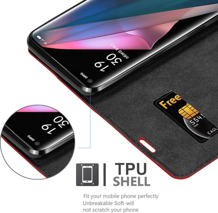 Immagine prodotto Cadorabo Libro Invis. Coperchio magnetico (Oppo Find X3 Pro)