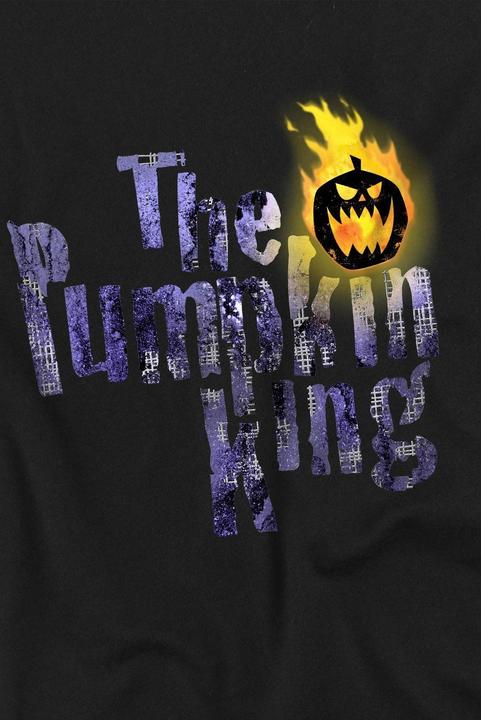 Actual product image The Nightmare Before Christmas Childrens/Kids Pumpkin King Text T-Shirt (104)