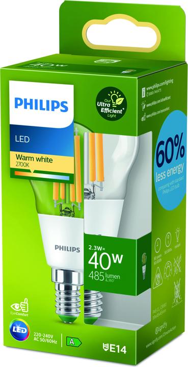 Produktbild Philips LED Classic (E14, 2.30 W, 485 lm, 1 x, A)