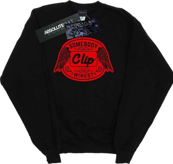 Supernatural Clip Your Wings Sweatshirt (M)