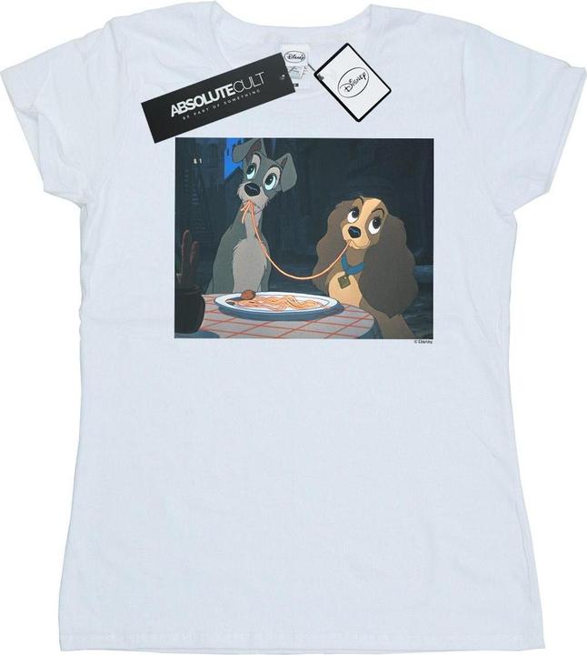 Disney Lady And The Tramp Spaghetti Slurp TShirt (XL)