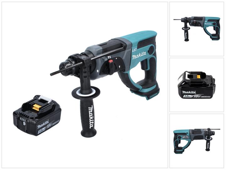 Productafbeelding Makita DHR 202 F1 Accu combihamer 18V 2.0J SDS Plus met 1x BL1830 3,0 Ah oplaadbare accu (Oplaadbare batterij)