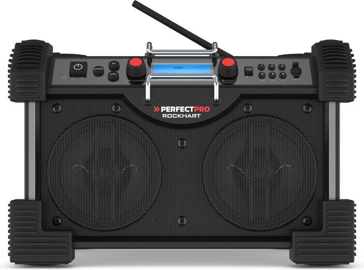 Image du produit PerfectPro - Rockhart RH4- Bouwradio - Bluetooth - Dab+ Radio (DAB+ DAB, FM, NFC, Bluetooth)