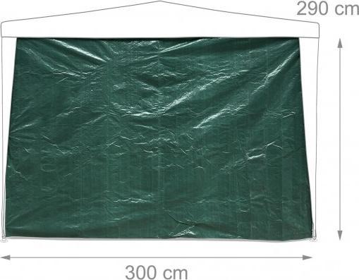 Produktbild Relaxdays 3x Pavillon-Seitenteile (10 cm, 30 cm)