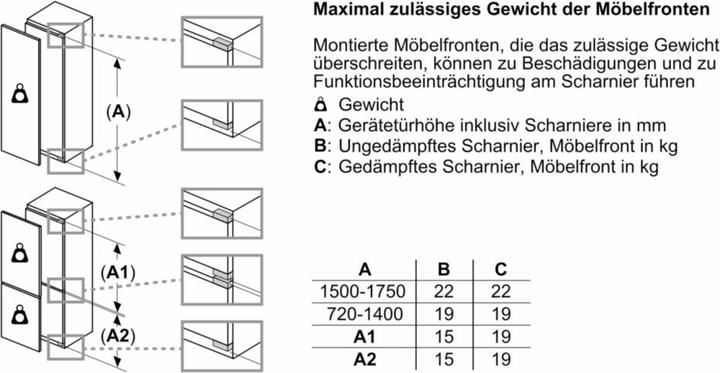 Image du produit Siemens KBG42L2FE0 Ensemble : KF40ZAX0 + KI42L2FE0 (187 l)