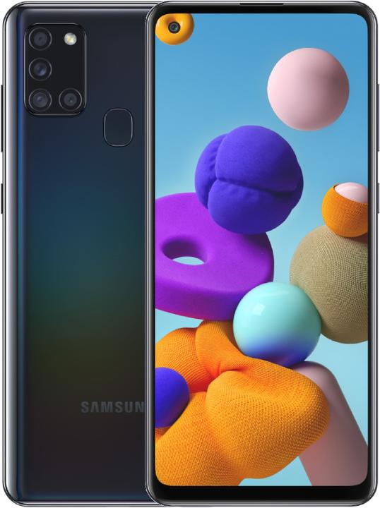 Samsung Galaxy A21s (32 GB, Black, 6.50", Dual SIM, 48 Mpx, 4G)