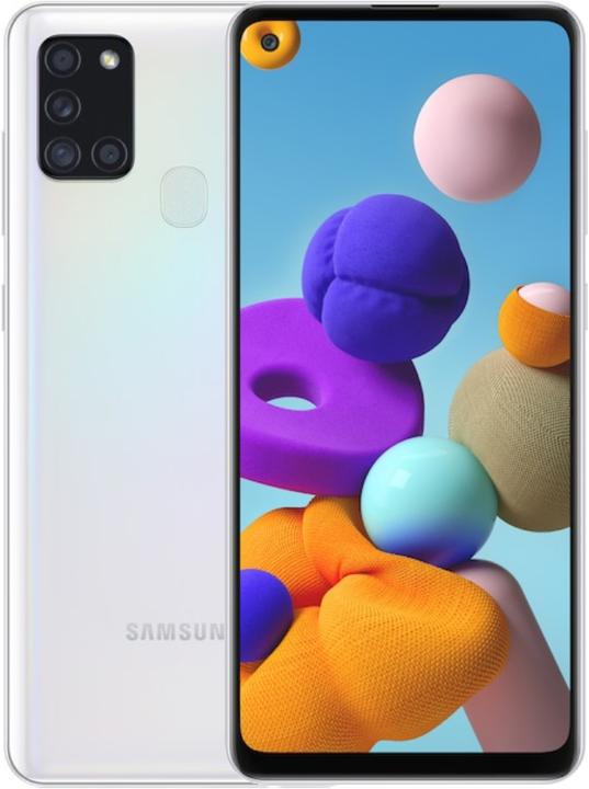 Samsung Galaxy A21s (32 Go, Blanc, 6.50", Double SIM, 48 Mpx, 4G)