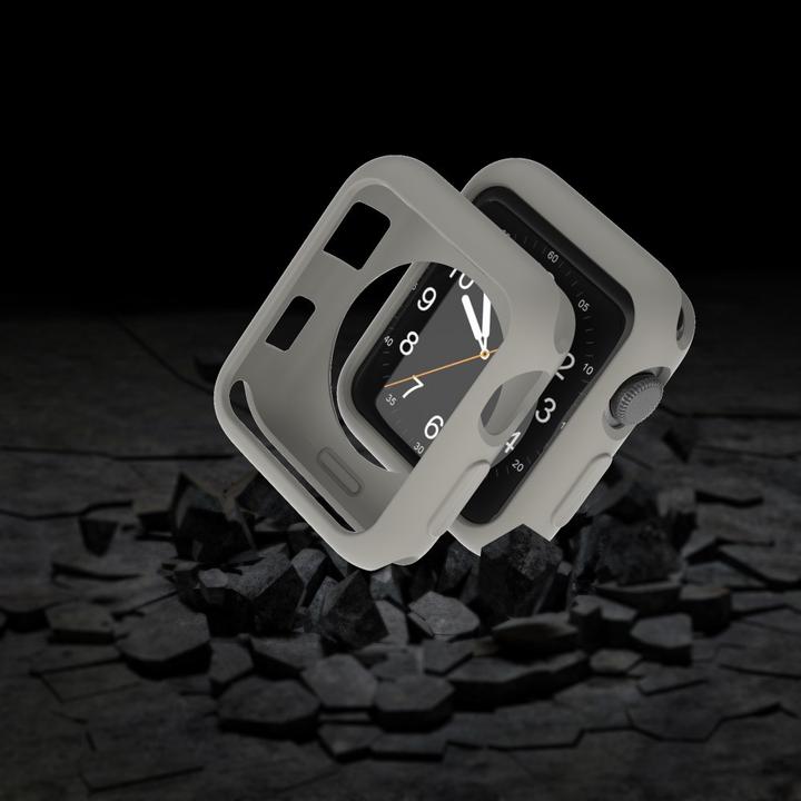 Image du produit Cover-Discount Apple Watch 38mm - Etui de protection en caoutchouc gris
