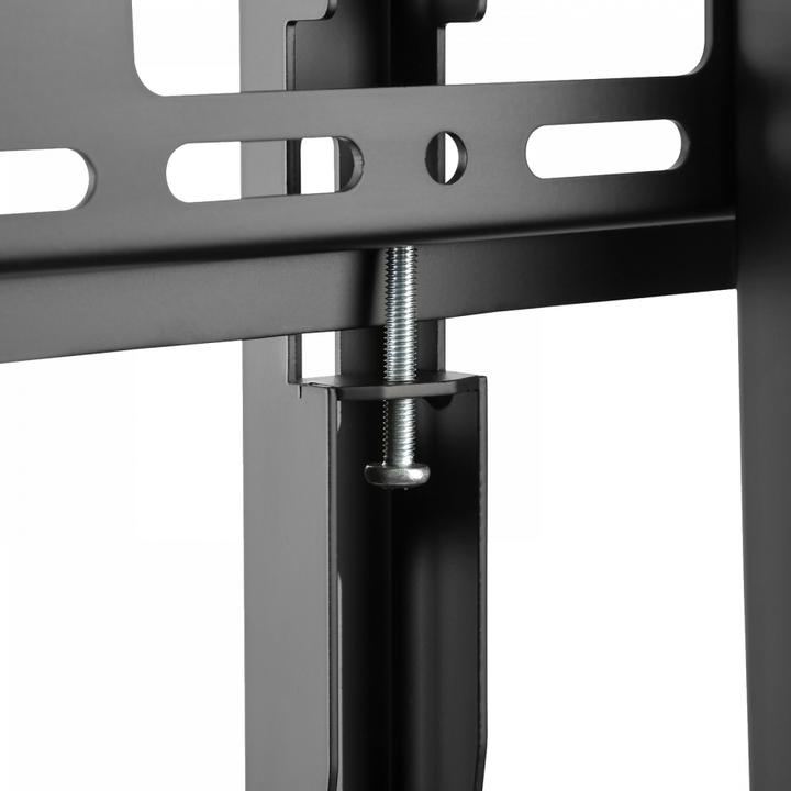 Produktbild V7 TVCART3, 152,4 cm (60 Zoll), 2,67 m (105 Zoll), 200 x 200 mm, 1000 x 600 mm, Stahl, Schwarz (105", 150 kg)