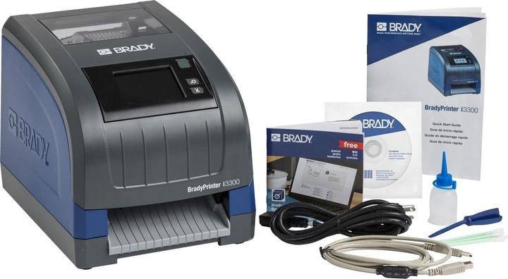 Actual product image Brady i3300-300-C-US-WF, label printer, thermal transfer printing, max. width 101.6mm, 300dpi, USB