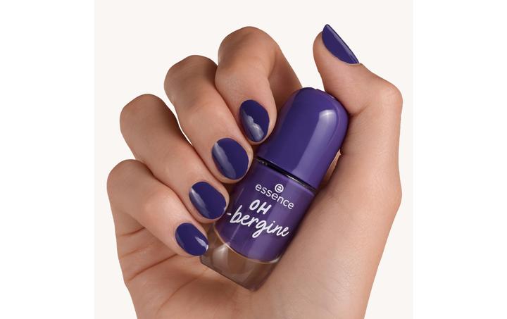 Actual product image essence Gel Nail Colour 65 OH-bergine (Violet, Gel-Effect Nail Polish)