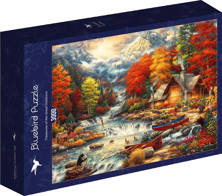 Produktbild Bluebird Puzzle Schätze der Wildnis 3000 Teile (3000 Teile)