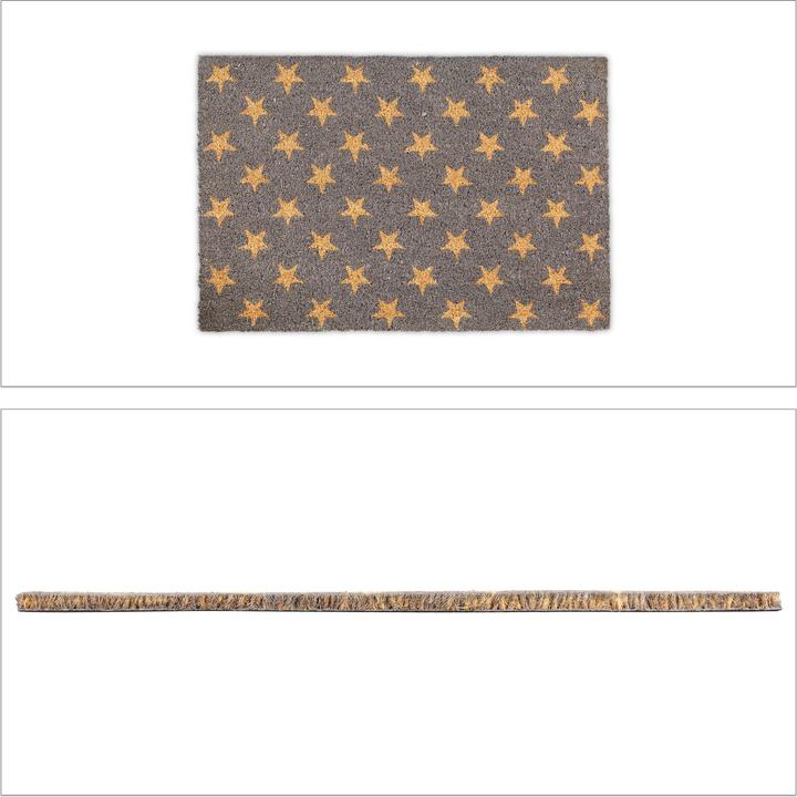 Immagine prodotto Relaxdays Zerbino in-fibra-di-cocco (60 x 40 x 1,5 cm)