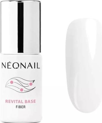 Immagine prodotto Neonail Revital Base Fibre baza do lakieru hybrydowego Milky Cloud 7,2ml (Revital Base Fibre Nuvola Lattea, Base Coat)