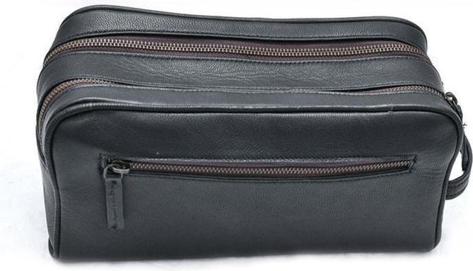 Only-Bags.Store The Twin Section Toiletry - Schwarz