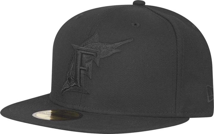 New Era 59Fifty Cap - MLB BLACK Florida Marlins Cooperstown (7 3/4)