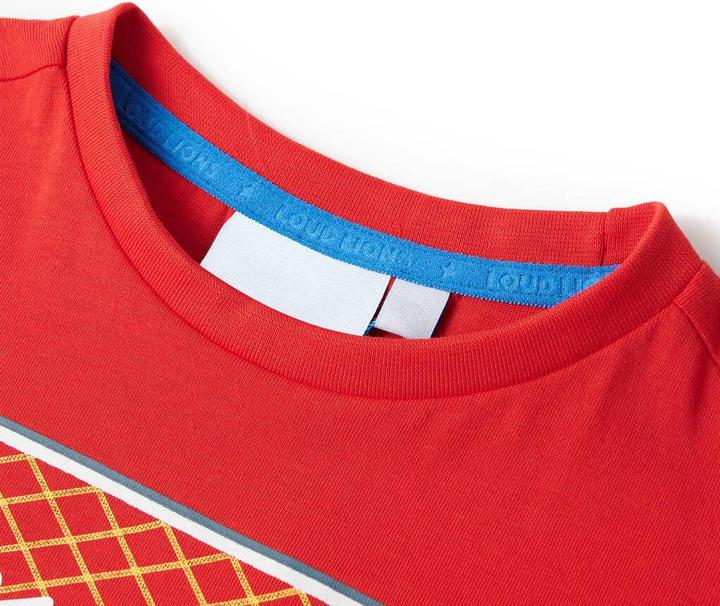 Immagine prodotto VidaXL Maglietta da bambino rosso 128,Materiale: 100 % cotone,Colore (128)