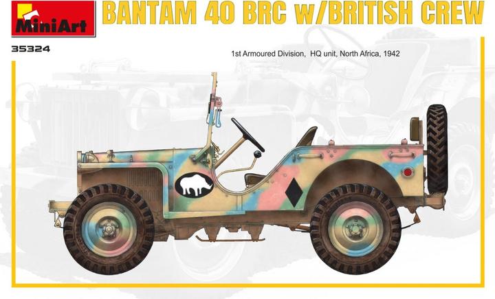 Produktbild Mini art Bantam 40 BRC w/British Crew. Special Edition