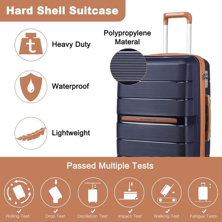 Immagine prodotto British Traveller Handgepäck Hartschalenkoffer (38 l, Bagaglio a mano (fino a 50 litri))