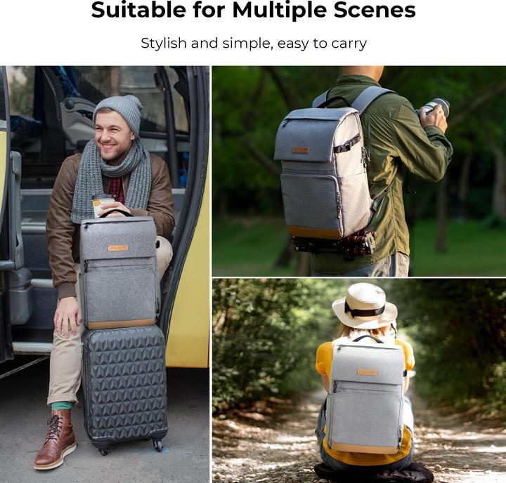 Image du produit K&F Concept 22L Beta Zip (Sac à dos photo, 22 l)