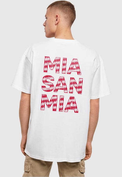 Actual product image FC Bayern München Logo Red Heavy Oversized Tee - 113321 (L)