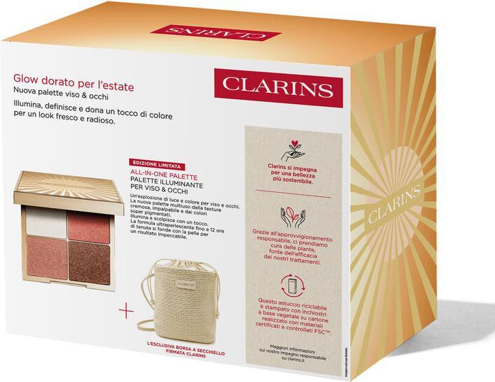 Immagine prodotto Clarins Glow dorato per l'estate. Nuova palette viso&occhi. (Set trucco)