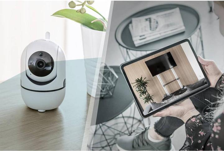 Actual product image Digitus Smart Full HD PT Indoor Camera with Auto-Tracking, WLAN + Voice Control (1920 x 1080 Pixels)