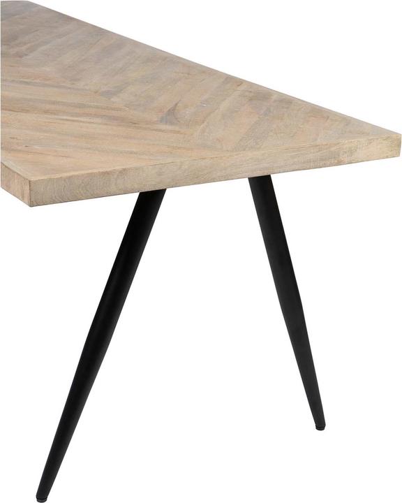 Produktbild Woood Tischplatte Tablo Mango Fischgrätmuster (200 x 90 cm)