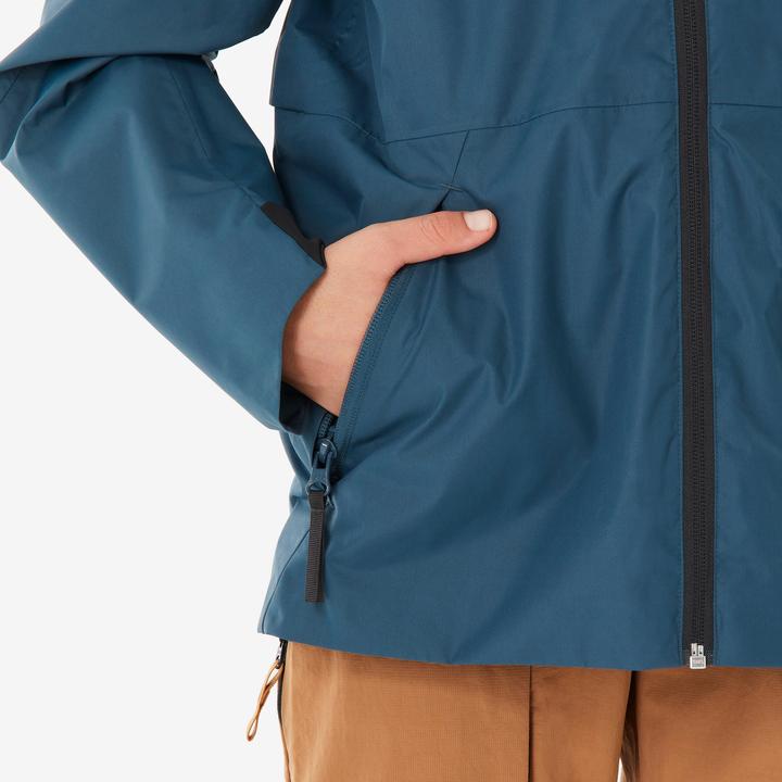 Actual product image Quechua Wanderjacke MH500 Kinder Gr. 122–170 wasserdicht Wandern blau