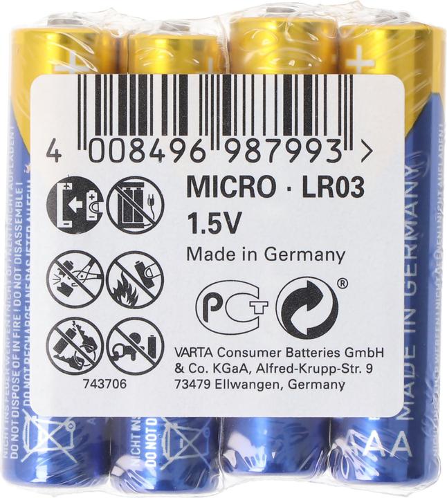 Produktbild Varta Longlife Power (40 Stk., AAA, 1260 mAh)
