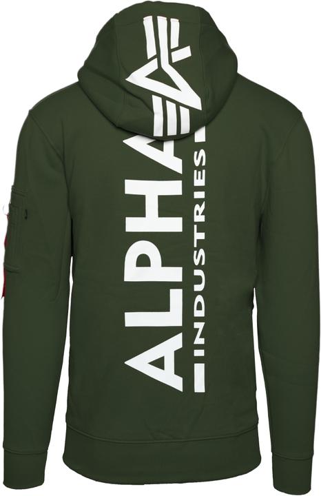 Actual product image Alpha Industries Back Print Hoodie (M)