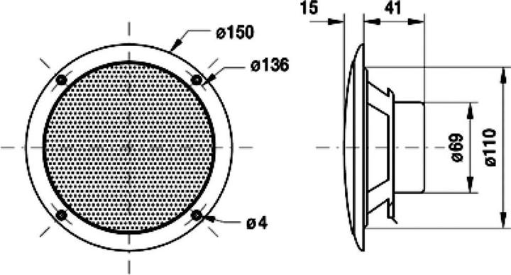 Produktbild Visaton Breitbandlautsprecher FR 13 WP