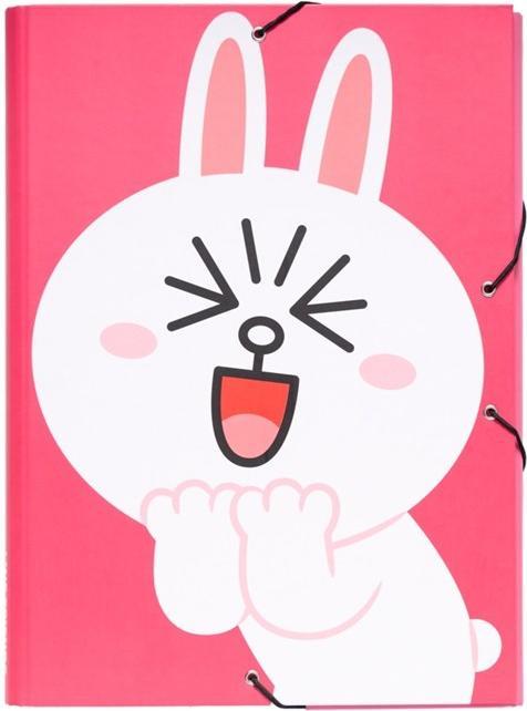 Actual product image Line Friends CONY Bunny A4 Document Folder (24 x 34 cm) (A4)