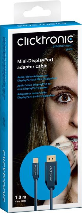 Produktbild clicktronic Mini DisplayPort Adapterkabel (1 m, DisplayPort)