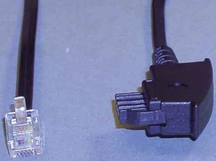 Actual product image E+P T 36/3 3m Black Telephone Cable