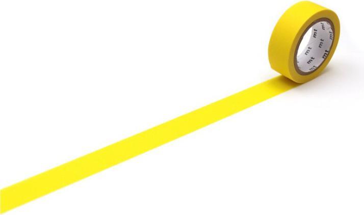 Produktbild MT Klebeband Washi Masking Tape Basic Mattgelb 15mmx7m (15 mm)