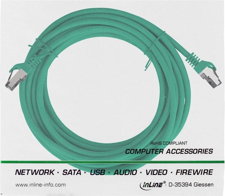 Produktbild InLine Patchkabel (S/FTP, CAT8.1, 10 m)