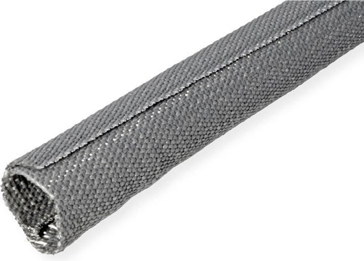 Actual product image Value Fabric hose SNAP for cable bundling, gray, 2.5m 2.5m (Cable conduit, 250 cm)