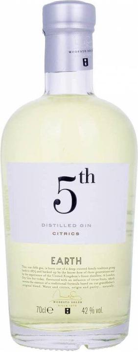 Produktbild 5th Gin EARTH Gin Citrics (1 x 70 cl)